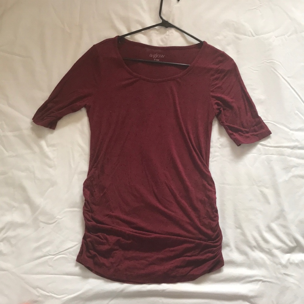 Maternity short sleeve top